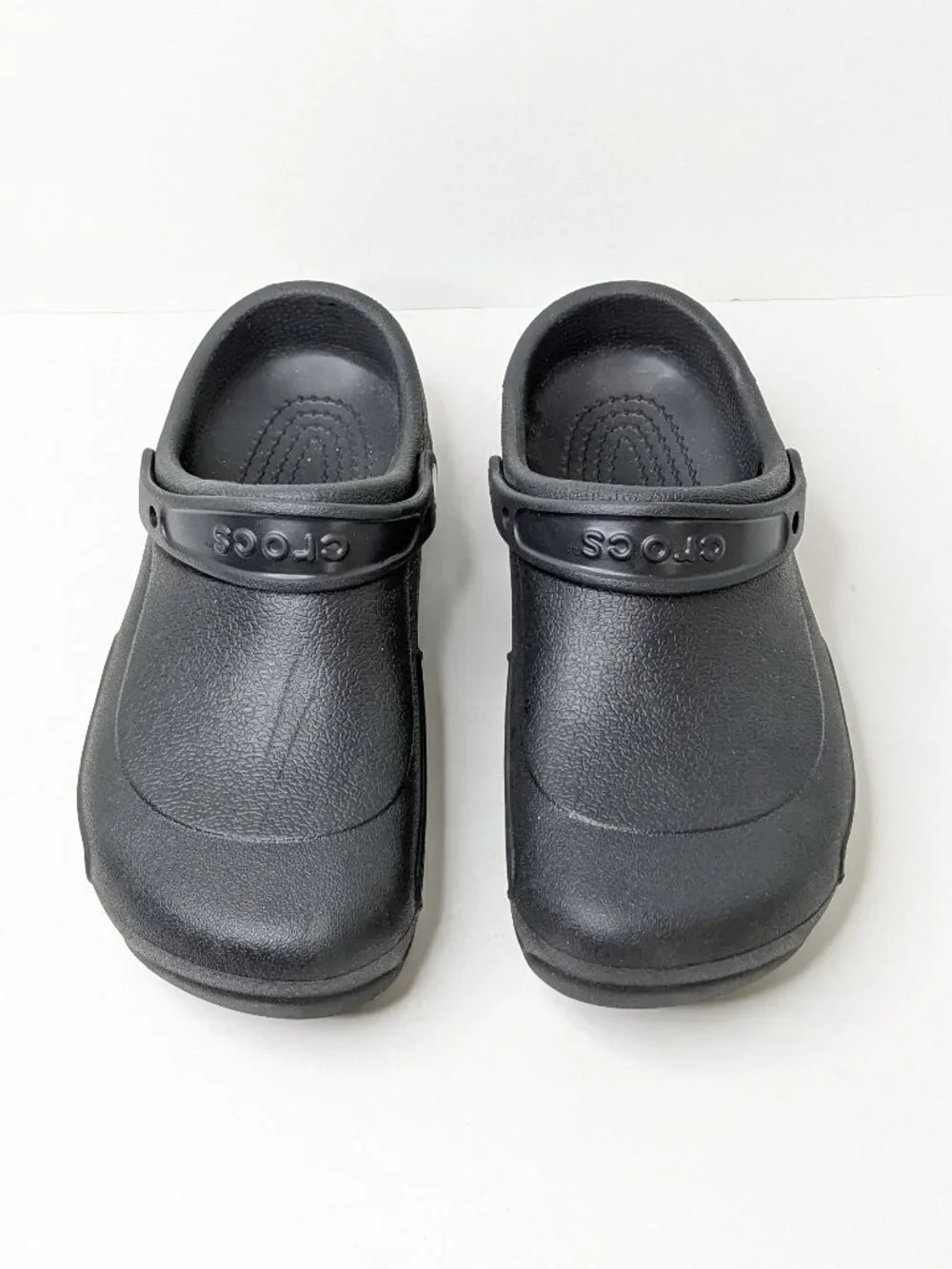 Crocs Bistro Slip Resistant Service Clogs Black Men's 10